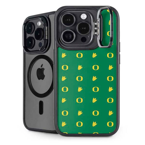 University of Oregon Pattern iPhone 15 Pro Kickstand Case